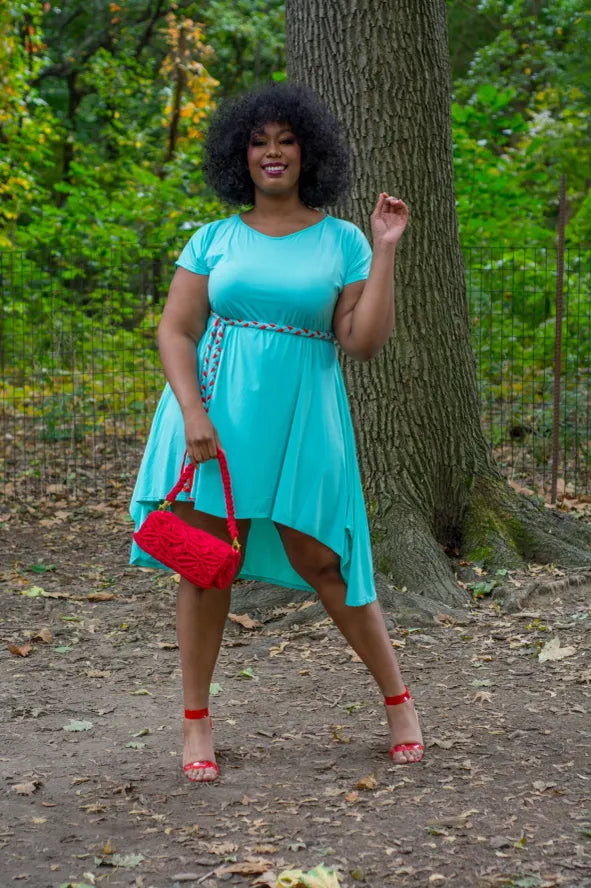 Acqua dress and a belt of your choice