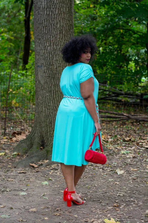 Acqua dress and a belt of your choice