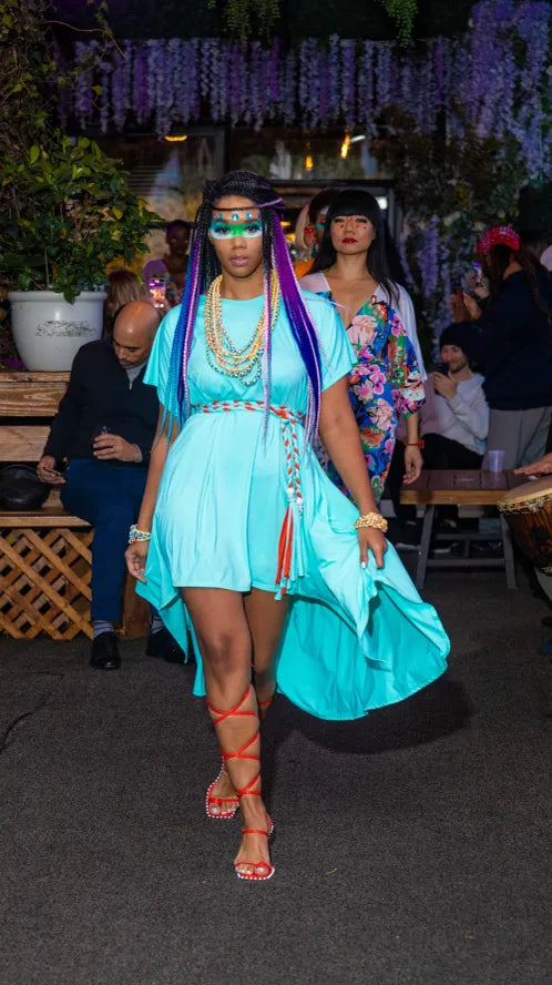 Acqua dress and a belt of your choice